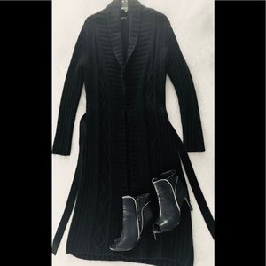 Banana Republic Long Sweater Cardigan Wool/Angora